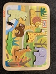 J49: Janod animal insert puzzle