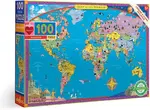 World map puzzle 