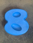 R12: #8 Blue Silicon Cake mould