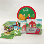 The Farm - giant puzzle + book