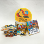 Construction Site Vehicles - giant puzzle + book