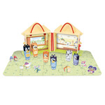 Bluey Wooden Carry Along House 22-Piece Activity Toy Playset