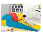 XL199: 5-Piece Soft Foam Blocks Climb Crawl & Slide Playset Indoor Activity