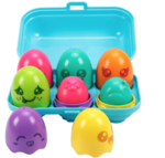 Tomy Hide and Squeak Eggs