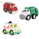 Truck Bundle - Fire Truck, Ice Cream Truck and Garbage Truck