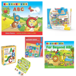 ABC letterland story sack box