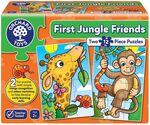 Orchard Toys - First Jungle Friends Puzzles 2 x 12pc