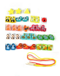  Animal Lacing Beads Set for Toddlers 12M+ Montessori Wooden Toy