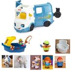 Little People Songs & Sounds Camping Camper Van with Boat 
