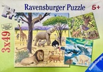 3 Ravensburger Puzzles Wild Animals