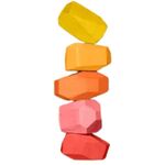 Lovevery Solid Wood Stacking Boulders