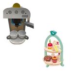 Afternoon High Tea Stand and Cappuccino Maker