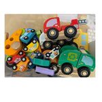 Wooden Emergency Vehicles and Cars