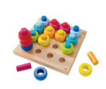 Rainbow Whirls Sorting & Stacking Rings Toy