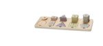 Wooden Educational Shapes and Fractions Set