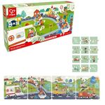 Rescue vehicle Puzzle 4 in 1