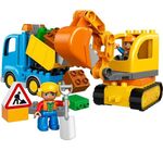 DUPLO Truck and Tracked Excavator for 2+ Year Old