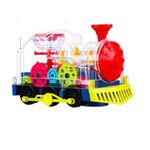 Transparent Train with Gears