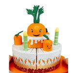 Wooden Celebration Carrot Cake