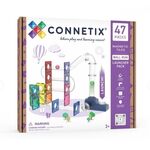  Connetix 47 Pieces Magnetic Tiles Ball Run Starter Pack