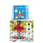 CONNETIX Magnetic Tiles Travel Mini Pack, 32 Pieces