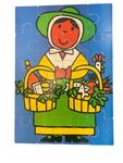 Flower lady 20 piece floor puzzle