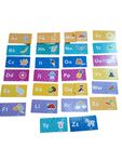 Twenty six alphabet 2 piece puzzles (upper & lower case letters)