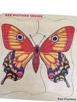 Life Cycle of a Butterfly 20 piece puzzle with five layers