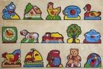 Early Learner 15 piece wooden peg puzzle