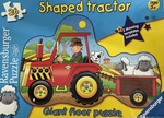 Shaped tractor 26 piece floor puzzle