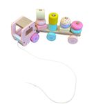 Wooden Stack Sweet Truck