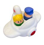 Plastic Aeroplane with 2 figures