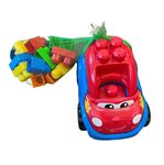 Red and Blue Car + Mega Bloks
