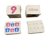 Wooden Matching Number Blocks