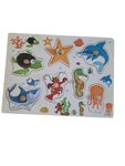 Under The Sea 7 piece wooden peg puzzle