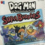 Dog Man Supa Buddies 100 piece lenticular puzzle