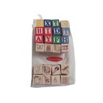 Wooden ABC/123 blocks