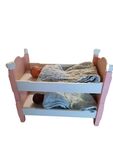 Double Cot + 2 baby Dolls + Wraps
