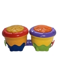 Crawl-Along Drum Roll Bongo Light & Sounds Musical Toy
