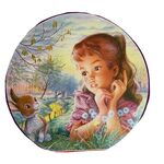 Girl and Bunny 112 piece puzzle