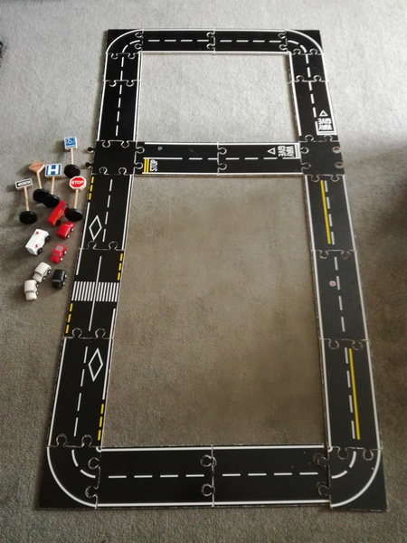 22: Wooden Road Building Track