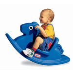 Blue Rocking Horse