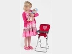 Dominique Highchair & baby