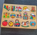 Wooden toys puzzle