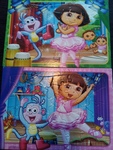 Dora ballet 35 piece puzzle x 2