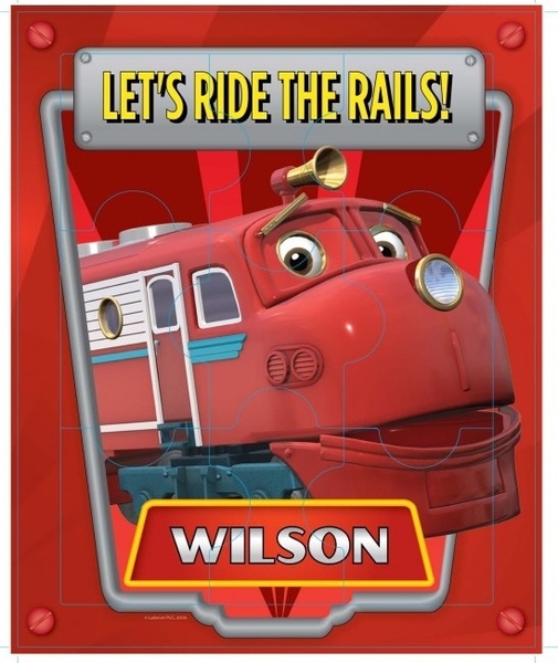 387: Wooden Chuggton Puzzle - Wilson