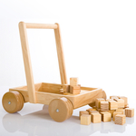 Wooden Block Trolley And Blocks