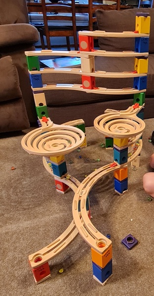 742: Quadrilla Cyclone  Marble Run