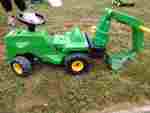 Green Digger With Bucket
