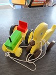 Wooden Pull Along Duck & Tractor